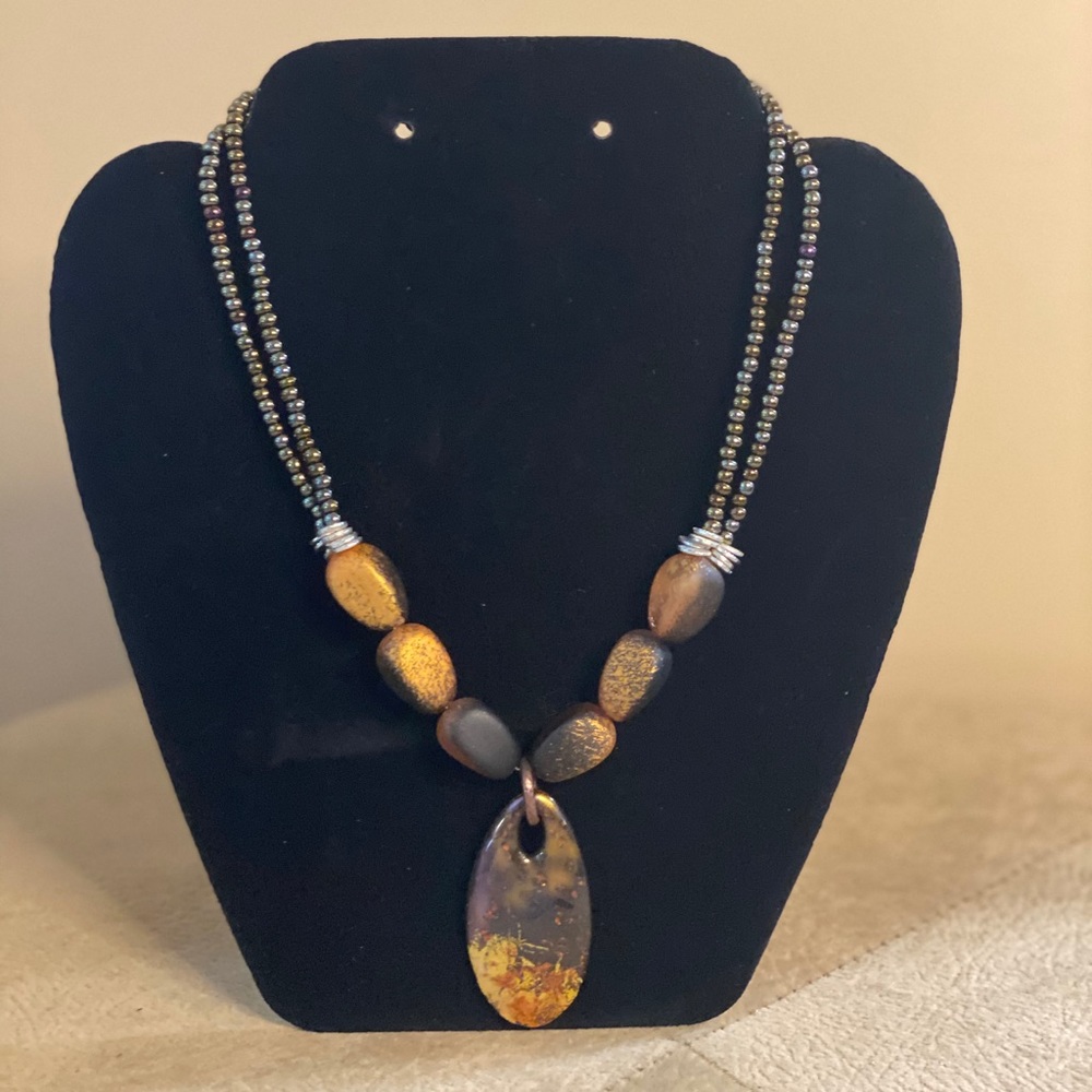 Beaded Statement Necklace